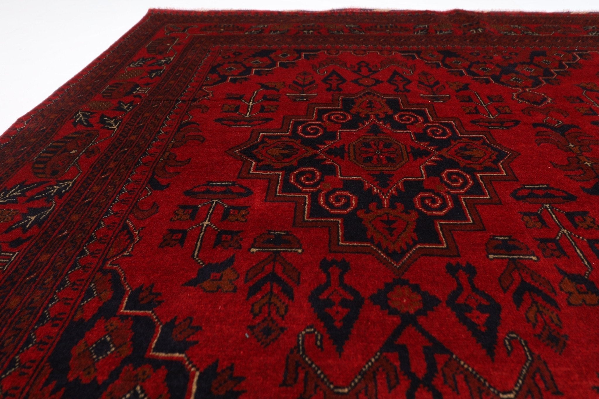 Elegant Afghan - 198 x 301 cm - Jerm Rugs - Jerm Rugs