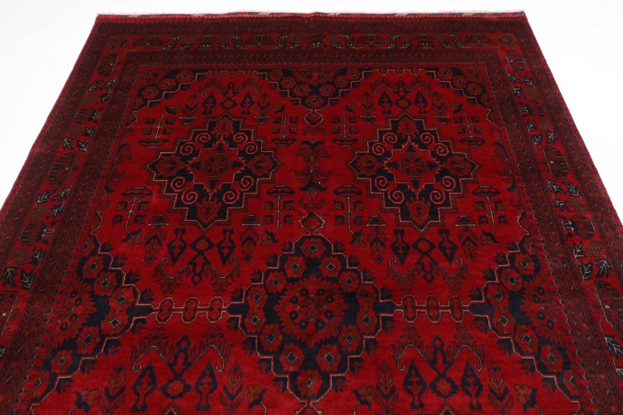 Elegant Afghan - 198 x 301 cm - Jerm Rugs - Jerm Rugs