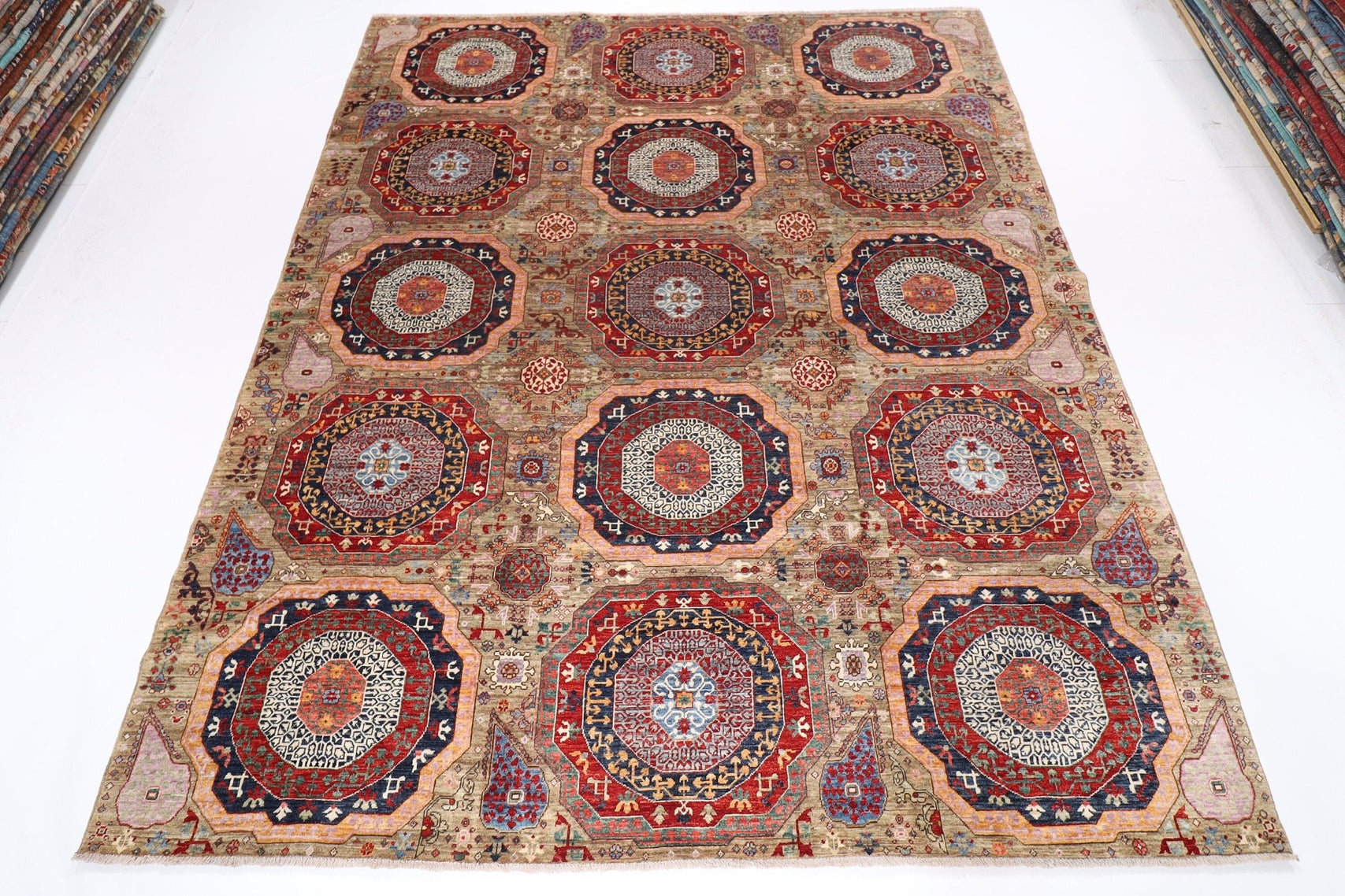 Elegant Afghan Rug - 246x298 cm