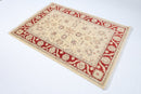 Elegant Beige - 127 x 179 cm - Jerm Rugs - Handmade Afghan Rug - Jerm Rugs