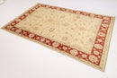 Elegant Beige - 157x244 cm - Jerm Rugs - Handmade Afghan Rug - Jerm Rugs