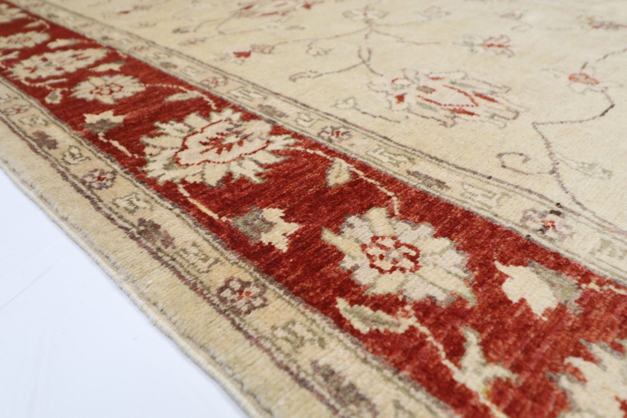 Elegant Beige - 157x244 cm - Jerm Rugs - Handmade Afghan Rug - Jerm Rugs