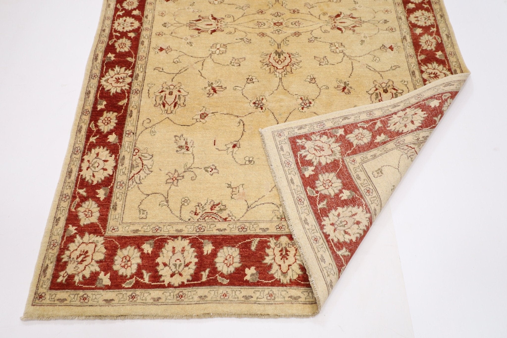 Elegant Beige - 157x244 cm - Jerm Rugs - Handmade Afghan Rug - Jerm Rugs