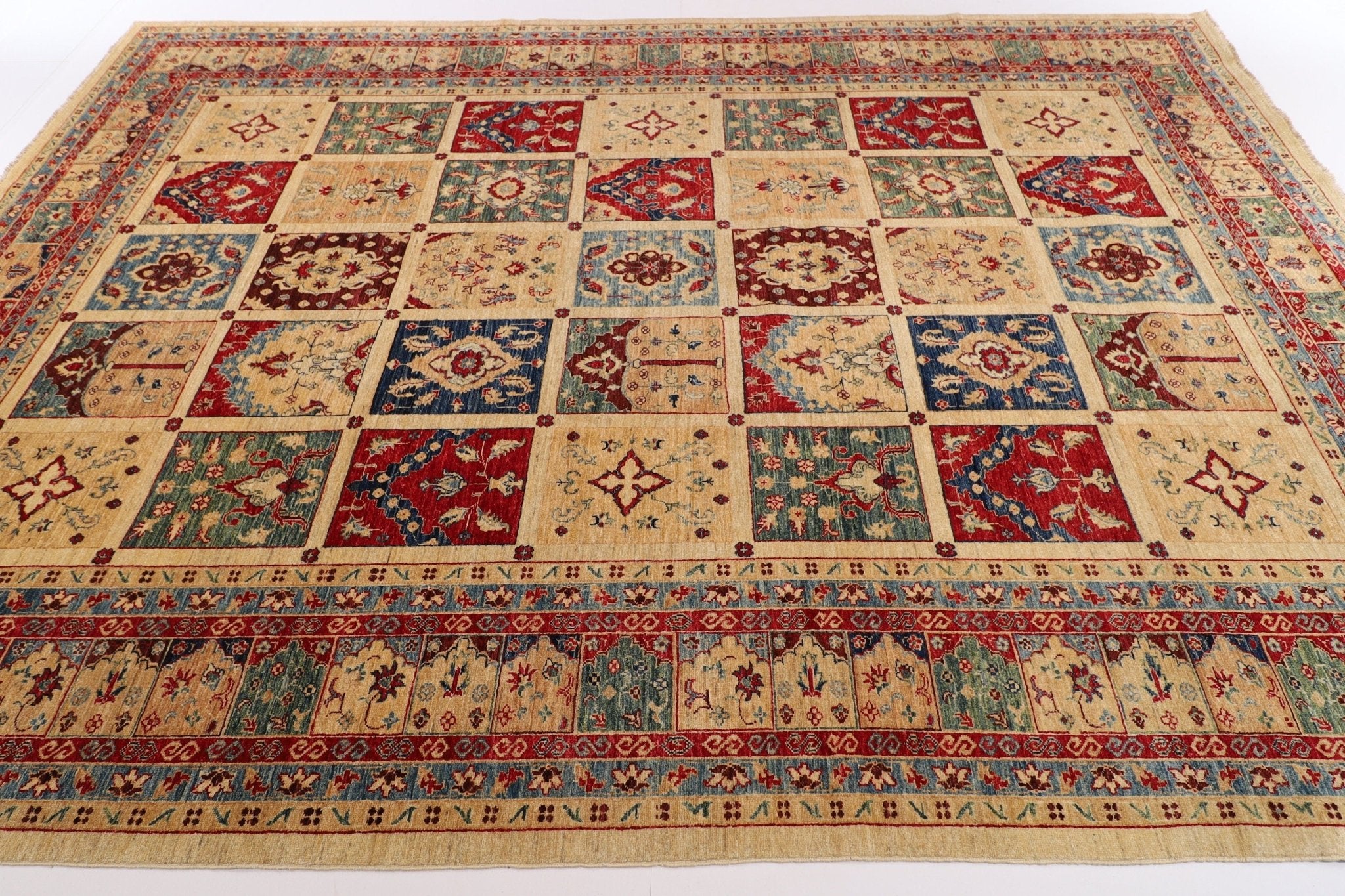 Elegant Beige - 270 x 372 cm - Jerm Rugs - Handmade Afghan Rug - Jerm Rugs