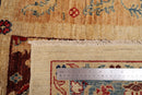 Elegant Beige - 270 x 372 cm - Jerm Rugs - Handmade Afghan Rug - Jerm Rugs