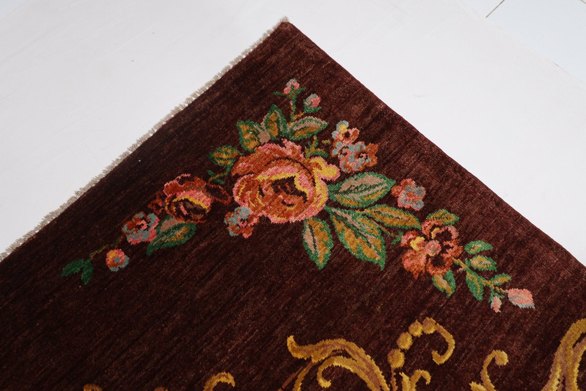 Elegant Floral - 167x247 cm - Jerm Rugs - Handmade Afghan Rug - Jerm Rugs