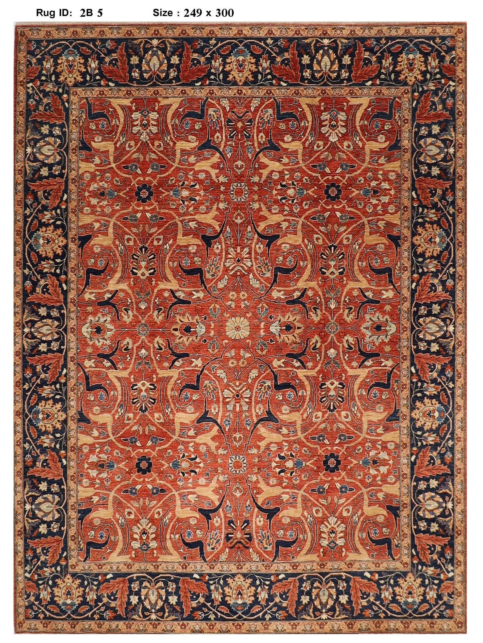 Elegant Heritage - 250 x 300 cm - Jerm Rugs - Handmade Afghan Rug - Jerm Rugs