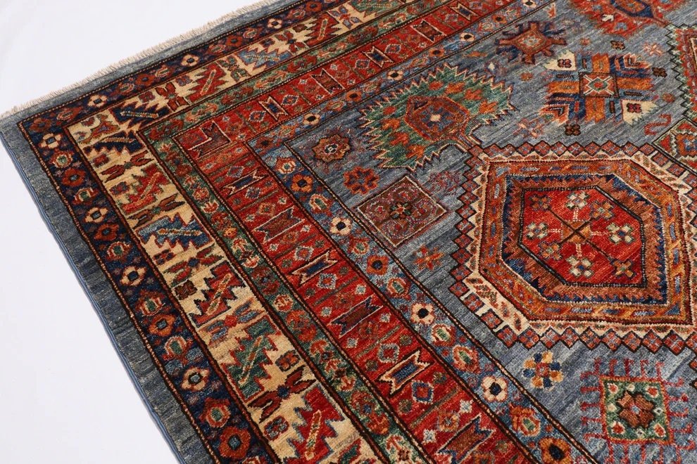 Elegant Kazak - 257x346 cm - Jerm Rugs - Handmade Afghan Rug - Jerm Rugs