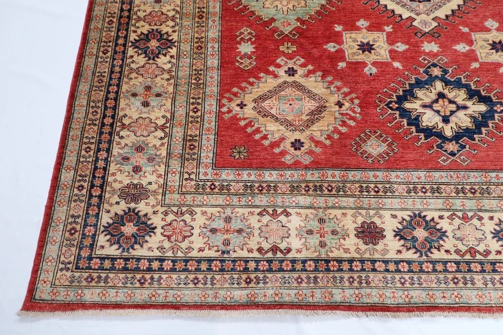 Elegant Kazak - 270 x 350 cm - Jerm Rugs - Handmade Afghan Rug - Jerm Rugs