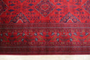 Elegant Red - 301 x 394 cm - Jerm Rugs - Handmade Afghan Rug - Jerm Rugs