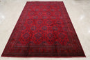 Elegant Red - 301 x 394 cm - Jerm Rugs - Handmade Afghan Rug - Jerm Rugs