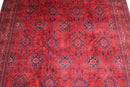 Elegant Red - 301 x 394 cm - Jerm Rugs - Handmade Afghan Rug - Jerm Rugs