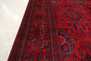 Elegant Red - 301 x 394 cm - Jerm Rugs - Handmade Afghan Rug - Jerm Rugs