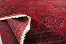 Elegant Red - 301 x 394 cm - Jerm Rugs - Handmade Afghan Rug - Jerm Rugs