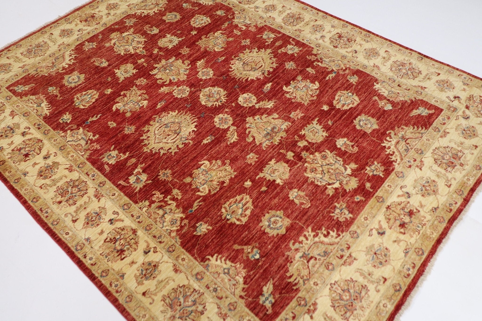 Elegant Turkmen - 195x242 cm - Jerm Rugs - Handmade Afghan Rug - Jerm Rugs