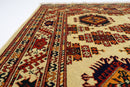 Ersari - 4x7 ft (123 x 213 cm) Hand Knotted Afghan Wool Area Rug - Jerm Rugs - Handmade Afghan Rug - Jerm Rugs