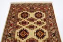 Ersari - 4x7 ft (123 x 213 cm) Hand Knotted Afghan Wool Area Rug - Jerm Rugs - Handmade Afghan Rug - Jerm Rugs