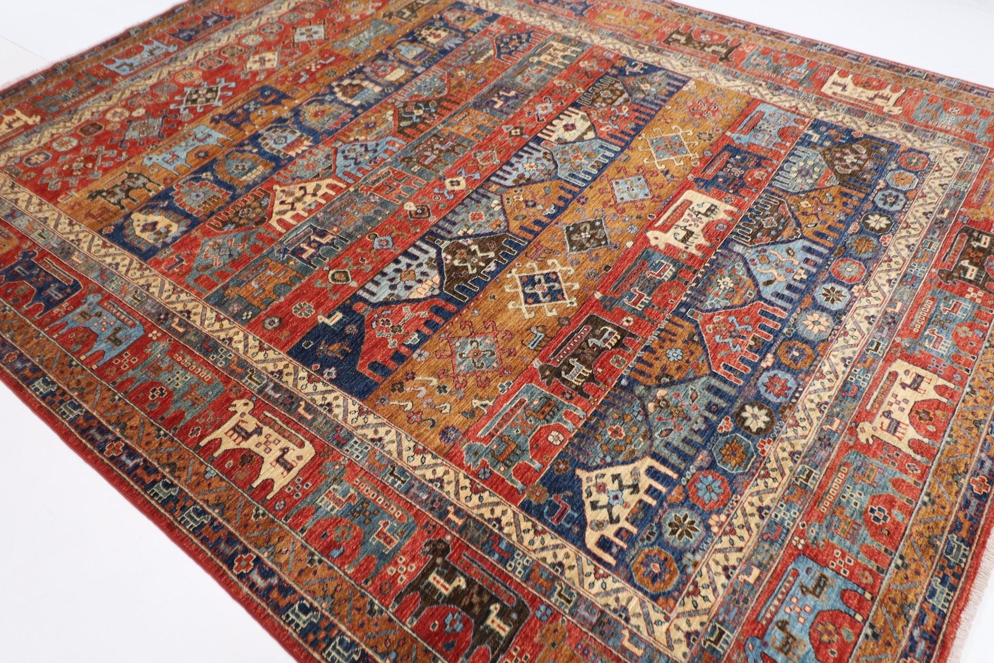 Exotic Turkmen - 240 x 296 cm - Jerm Rugs - Handmade Afghan Rug - Jerm Rugs