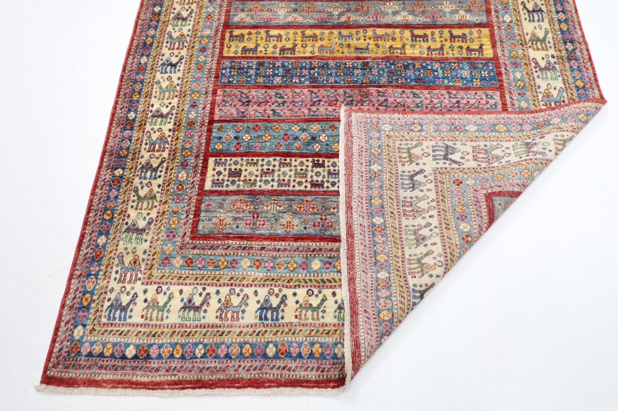 Exotic Turkmen Rug - 160x239 cm - Jerm Rugs - Handmade Afghan Rug - Jerm Rugs