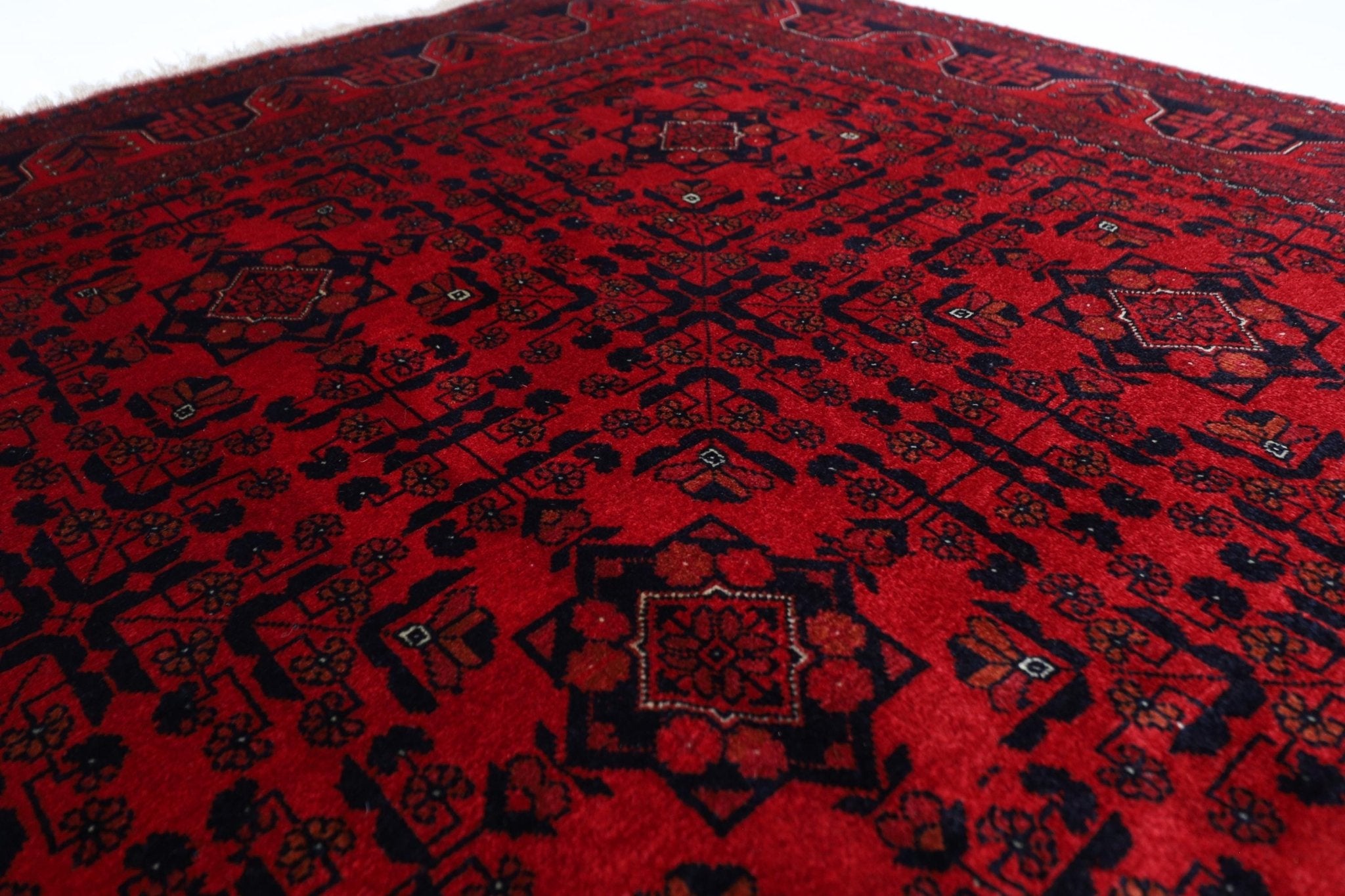 Exquisite Afghan - 149 x 195 cm - Jerm Rugs - Handmade Afghan Rug - Jerm Rugs