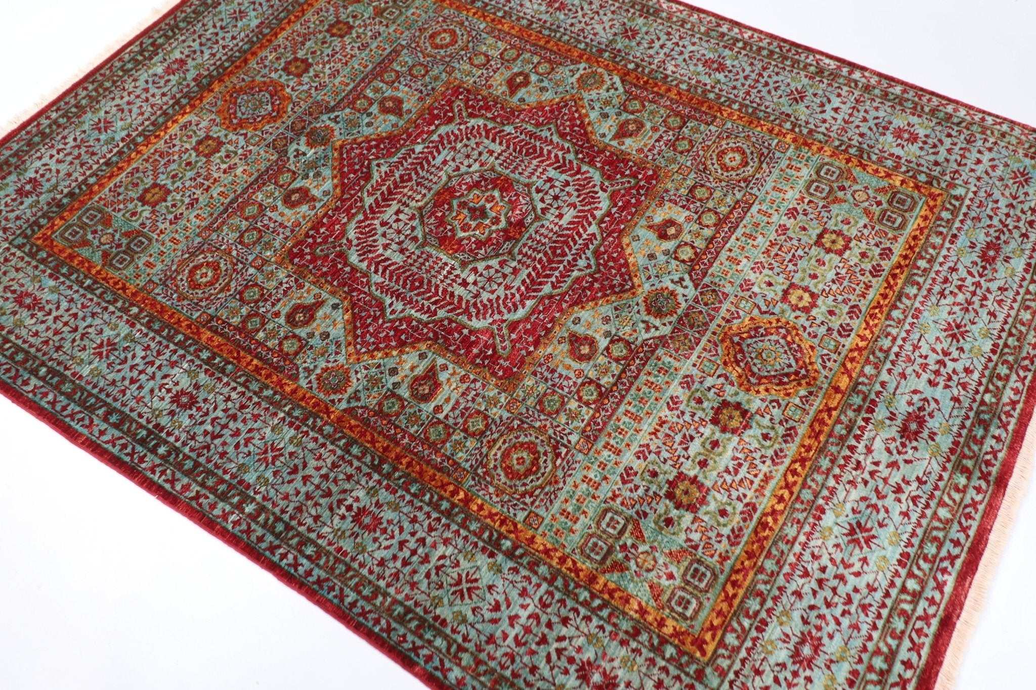 Exquisite Afghan - 152 x 198 cm - Jerm Rugs - Handmade Afghan Rug - Jerm Rugs