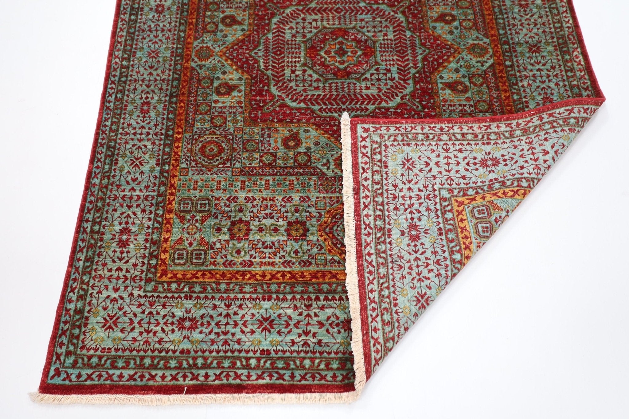 Exquisite Afghan - 152 x 198 cm - Jerm Rugs - Handmade Afghan Rug - Jerm Rugs