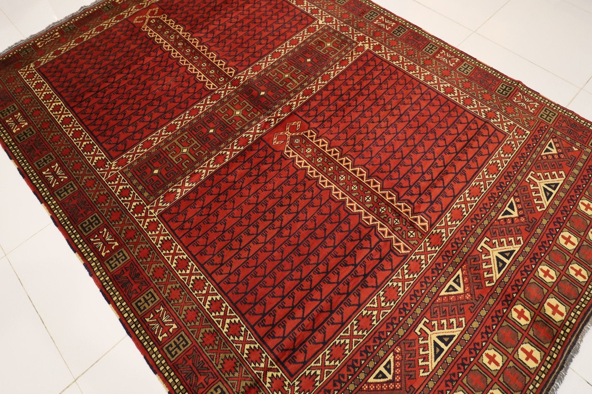 Exquisite Afghan Rug - 152 x 220 cm