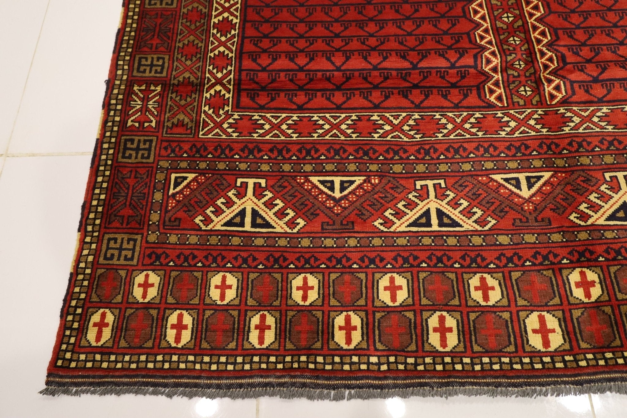 Exquisite Afghan Rug - 152 x 220 cm