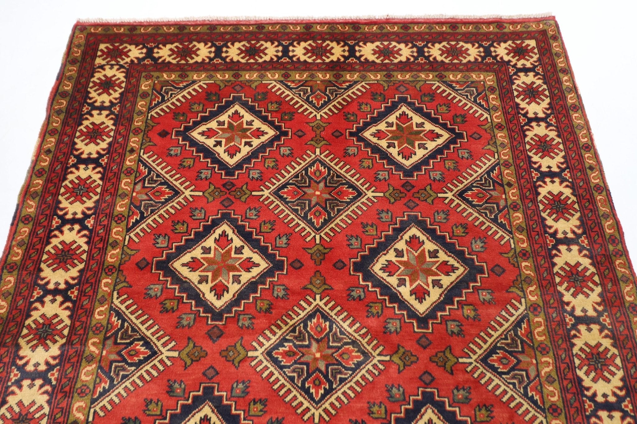 Exquisite Turkmen - 155x212 cm - Jerm Rugs - Handmade Afghan Rug - Jerm Rugs