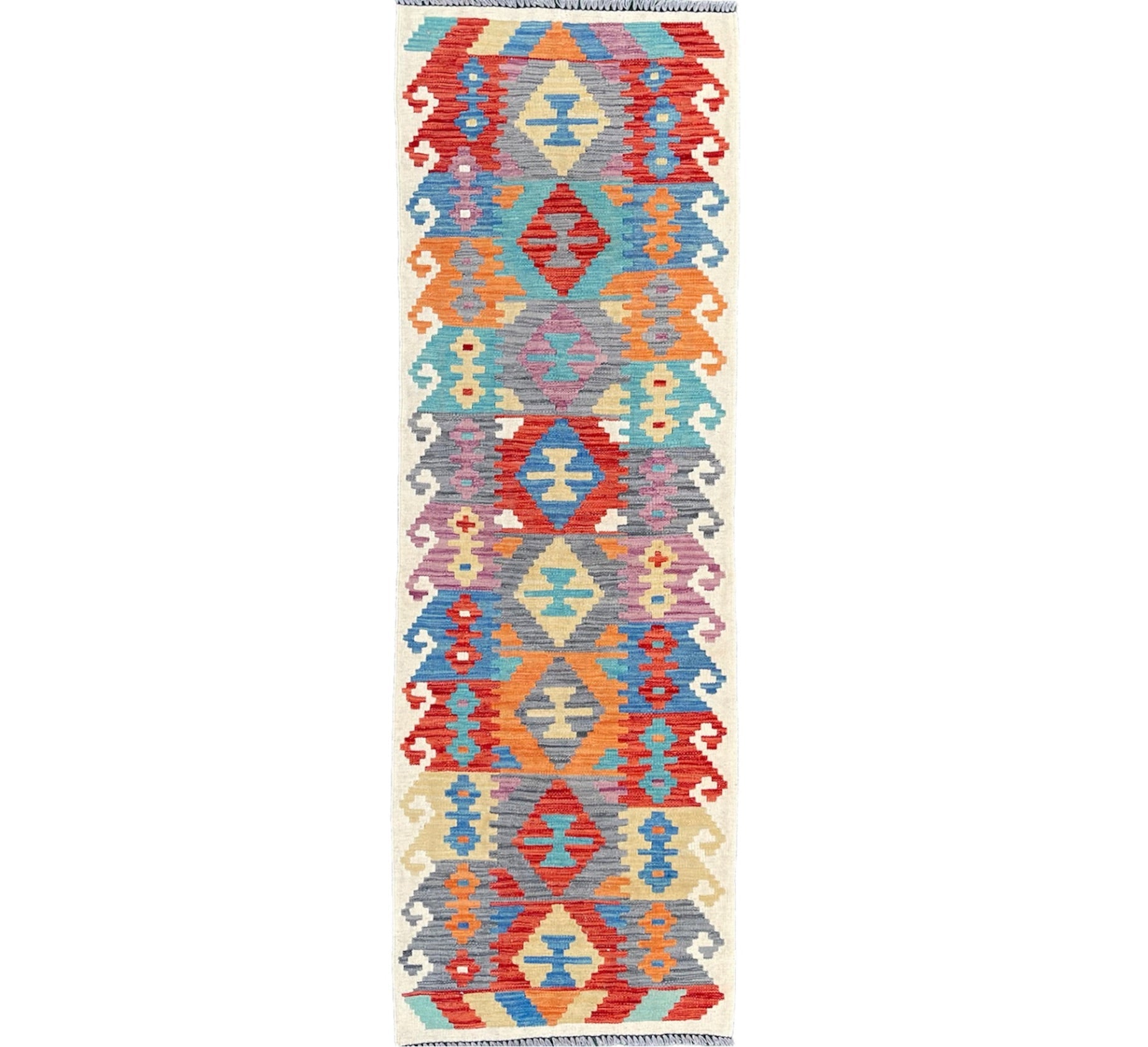 Faryab 1951 - 244x80 cm - Jerm Rugs - Afghan Kilim - Jerm | جِرْم