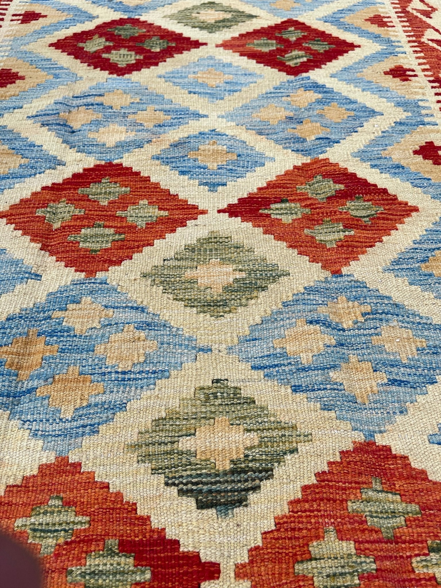 Faryab 3540 - 182x102 - Jerm Rugs - Afghan Kilim - Jerm | جِرْم