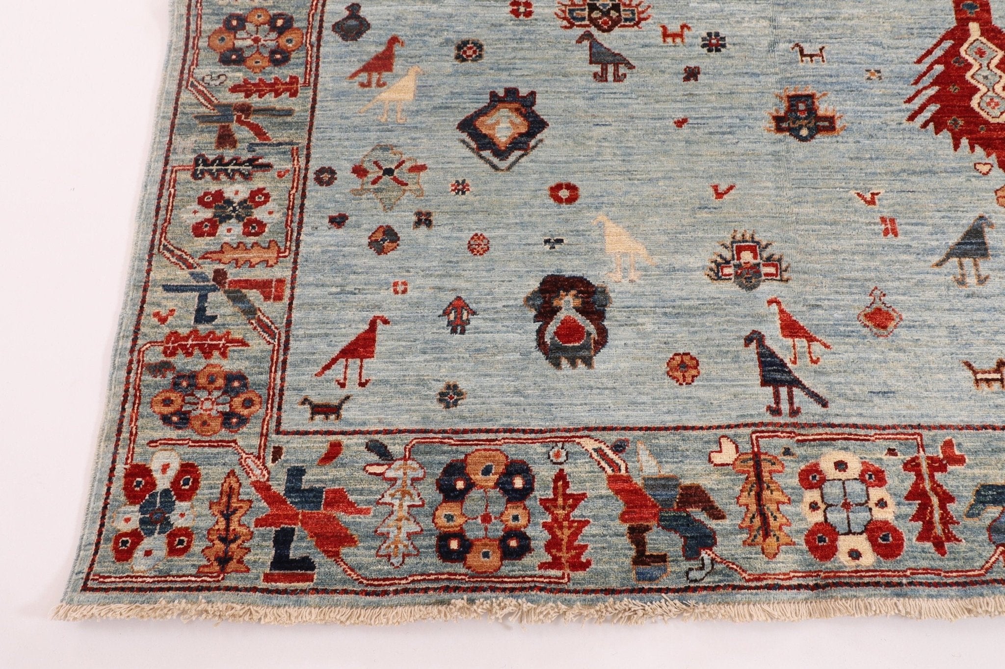 Gabbeh - 158 x 222 cm (5.2 x 7.4 ft) - Jerm Rugs - Handmade Afghan Rug - Jerm Rugs