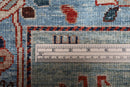 Gabbeh - 6x8.8 ft (183x263 cm) Soft Blue Animal Area Rug - Jerm Rugs - Handmade Afghan Rug - Jerm Rugs