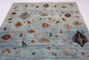 Gabbeh Animal - 6'3 x 8'10 ft (190 x 267 cm) Hand Knotted Afghan Rug - Jerm Rugs - Handmade Afghan Rug - Jerm Rugs