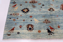 Gabbeh Animal - 6'3 x 8'10 ft (190 x 267 cm) Hand Knotted Afghan Rug - Jerm Rugs - Handmade Afghan Rug - Jerm Rugs