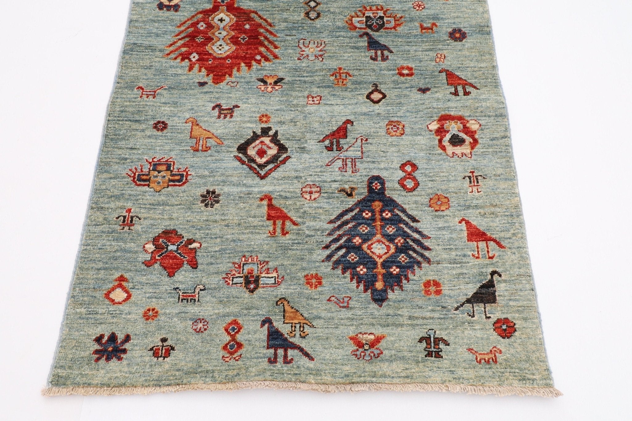 Gabbeh Runner - 85 x 235 cm (2.10 x 7.9 ft) - Jerm Rugs - Jerm Rugs