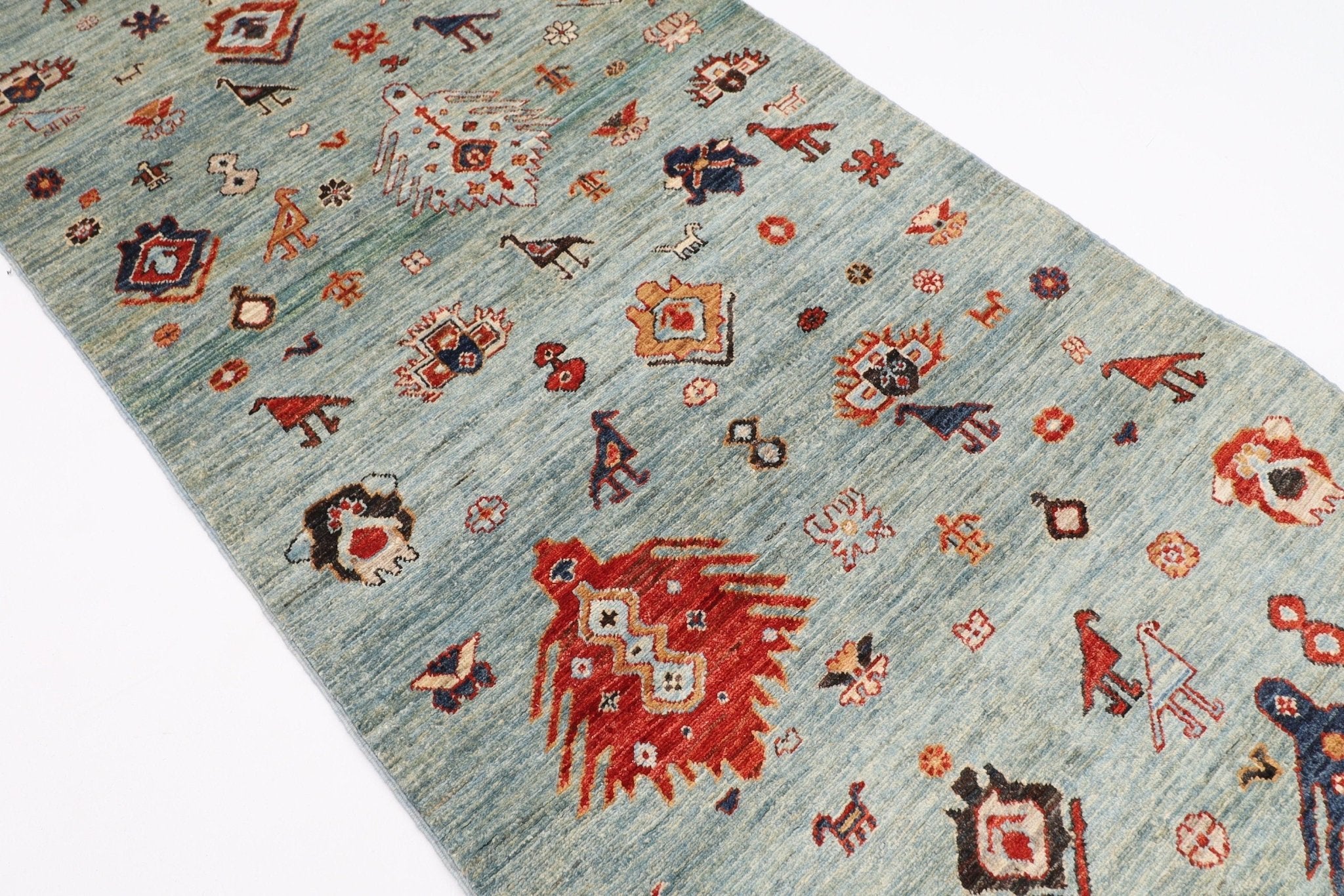 Gabbeh Runner - 85 x 235 cm (2.10 x 7.9 ft) - Jerm Rugs - Jerm Rugs