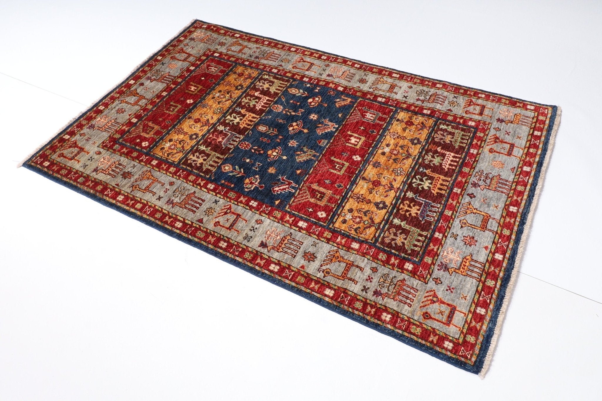 Gorgeous Turkmen - 118 x 180 cm - Jerm Rugs - Handmade Afghan Rug - Jerm Rugs