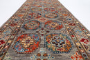 Hand - Knotted Afghan Kilim Runner - 80 x 461 cm - Jerm Rugs - Jerm Rugs