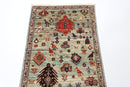 Hand - Knotted Afghan Tribal Rug - 84x289 cm - Jerm Rugs - Jerm Rugs