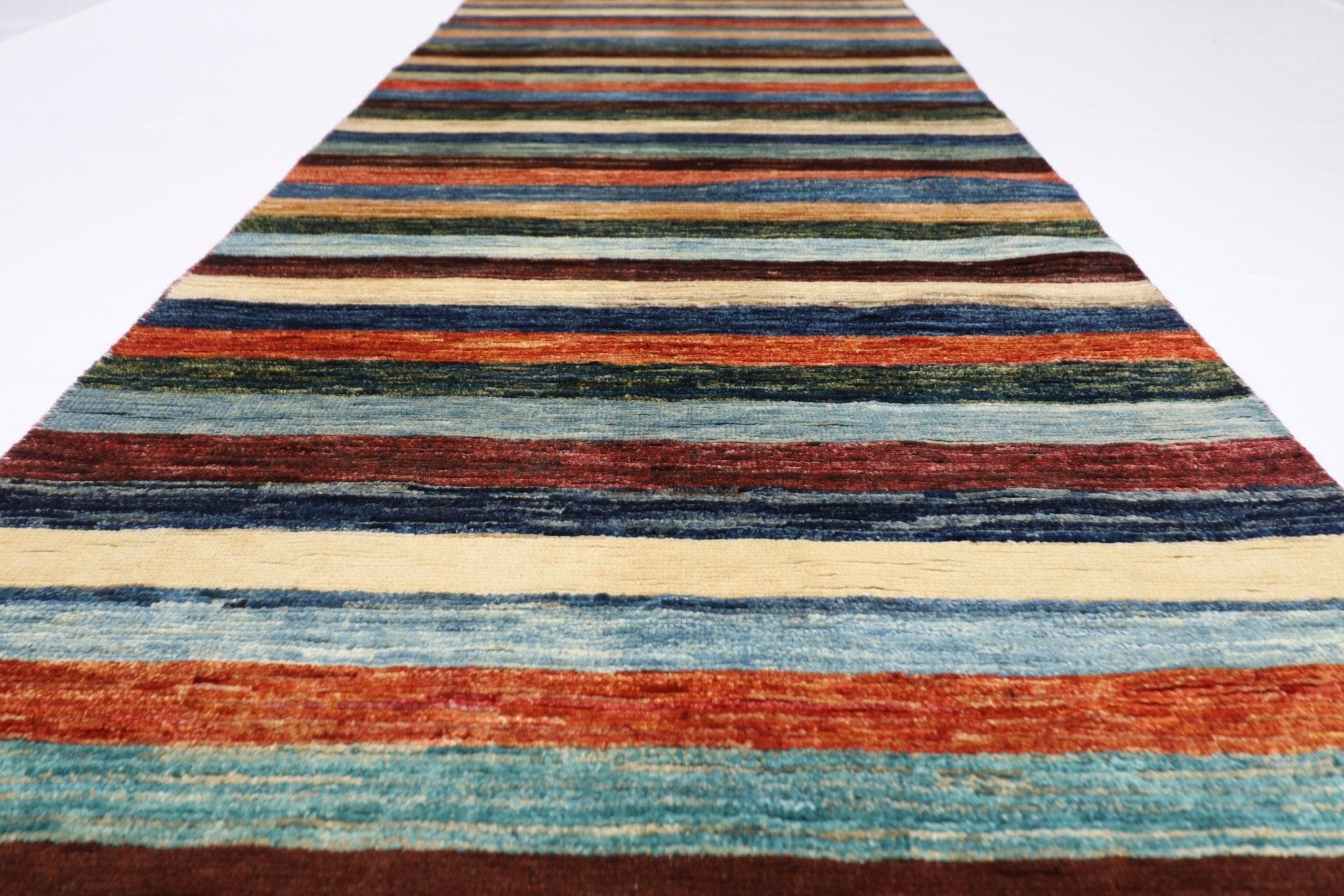 Handmade Afghan Turkmen Runner Rug - 82 x 294 cm - Jerm Rugs - Jerm Rugs