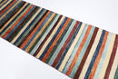 Handmade Afghan Turkmen Runner Rug - 82 x 294 cm - Jerm Rugs - Jerm Rugs