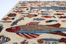 Heritage Weave - 179 x 271 cm - Jerm Rugs - Handmade Afghan Rug - Jerm Rugs