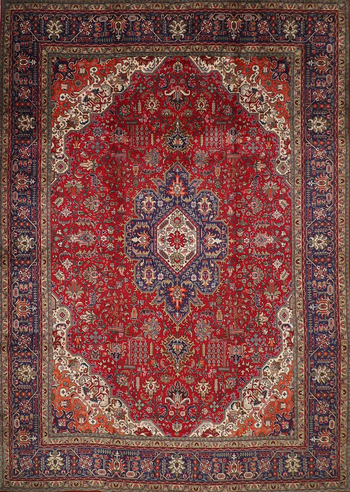 Heriz - 295 x 401 cm Hand-Knotted Afghan Rug