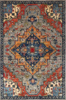 Heriz - 6'4" x 9'2" ft (192 x 279 cm) Handmade Wool Area Rug - Jerm Rugs - Handmade Afghan Rug - Jerm Rugs