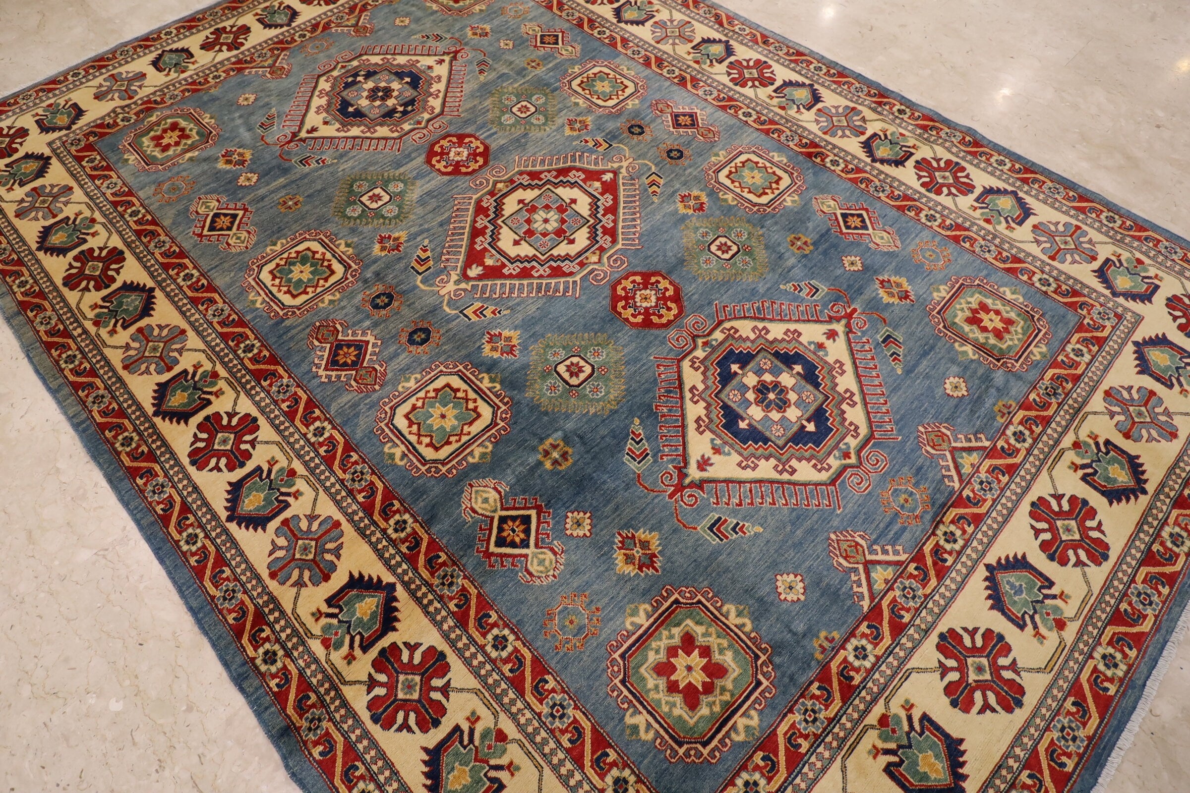 Handmade Afghan Turkmen Rug - 304 x 423 cm