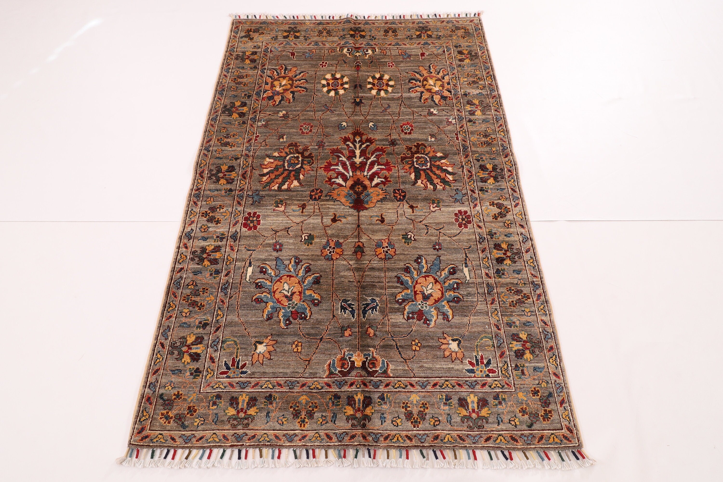 Turkmen Handmade Rug - 122x183 cm (4x6 ft)