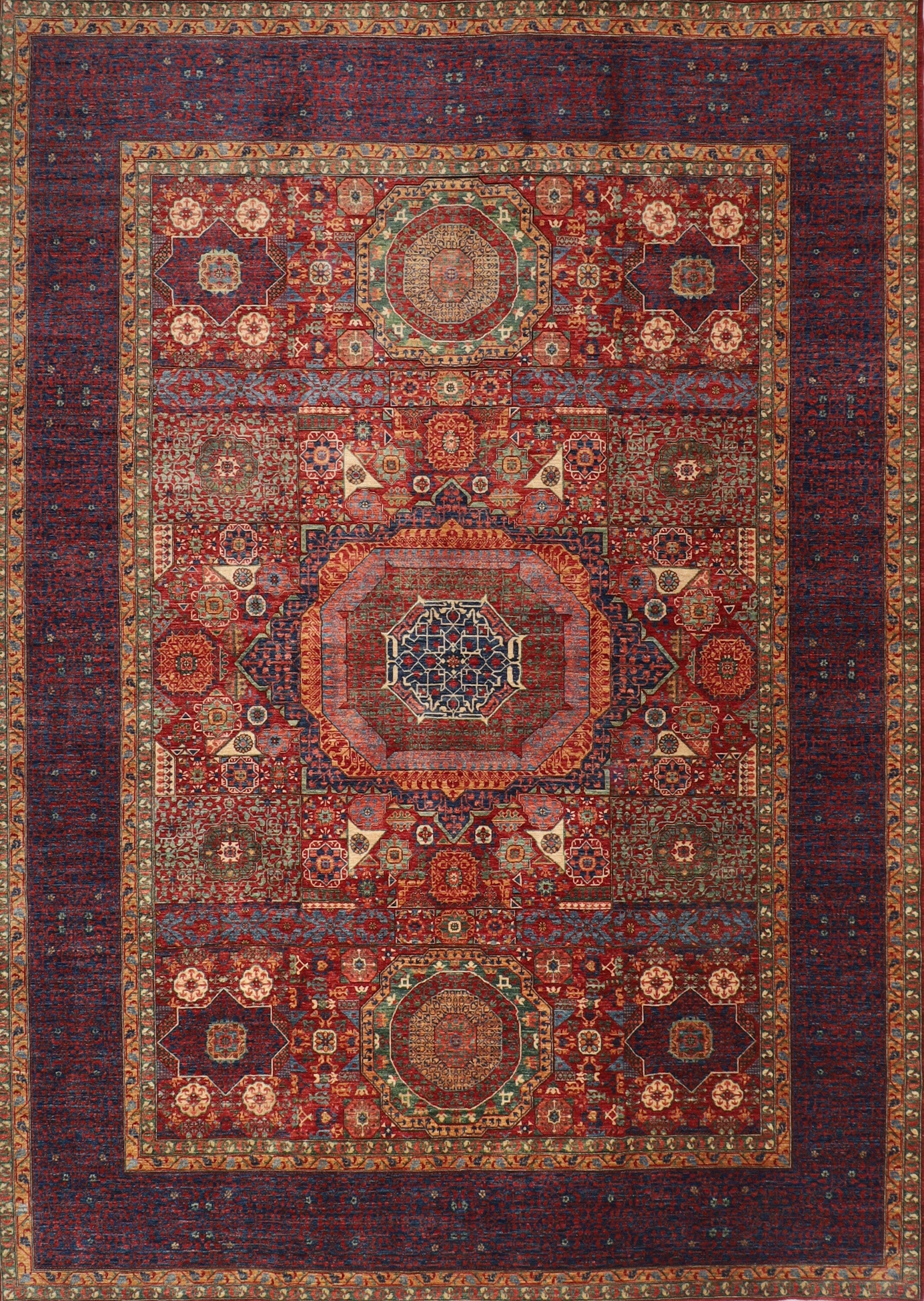 Turkish Mamluk Rug - 309x402 cm