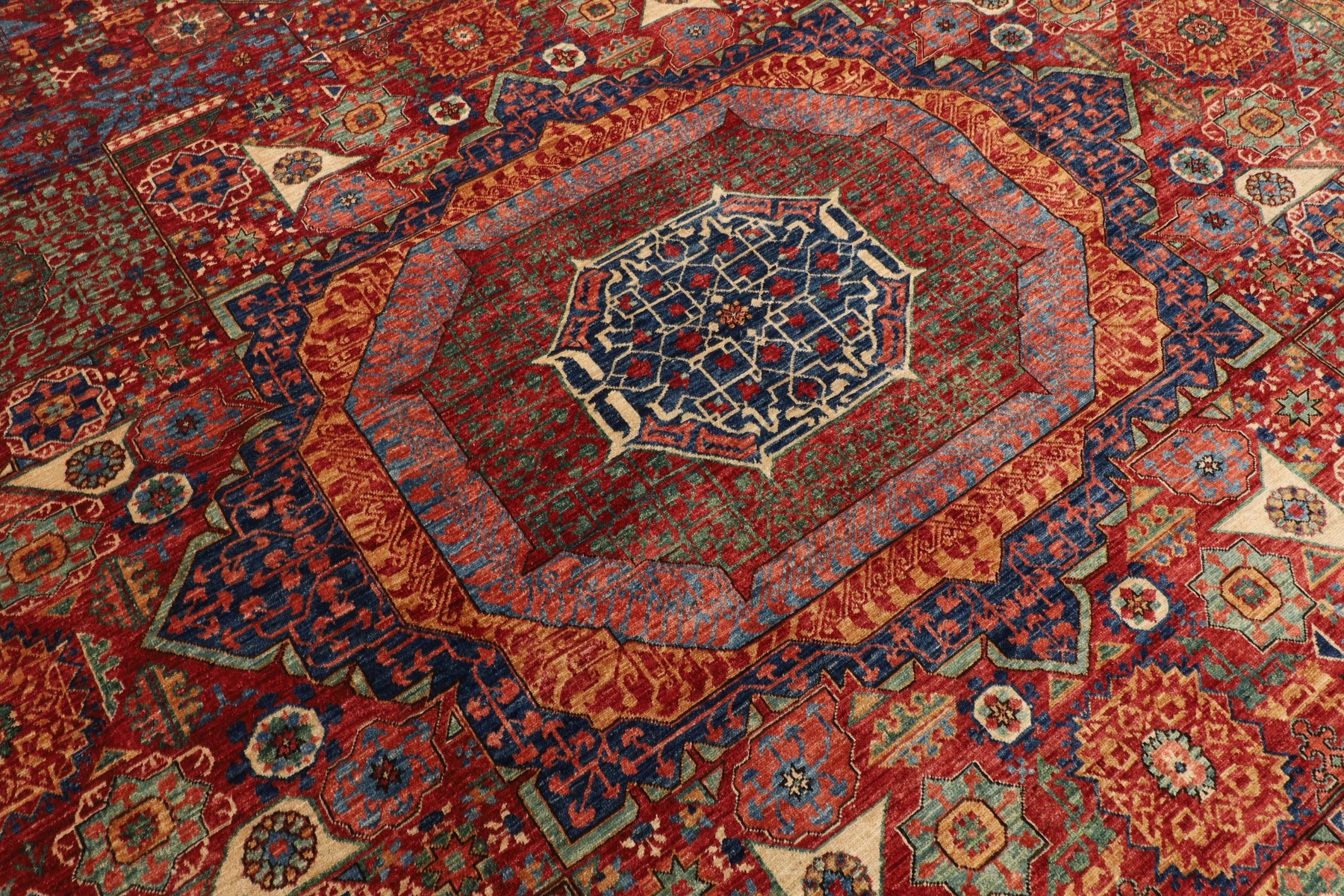 Turkish Mamluk Rug - 309x402 cm