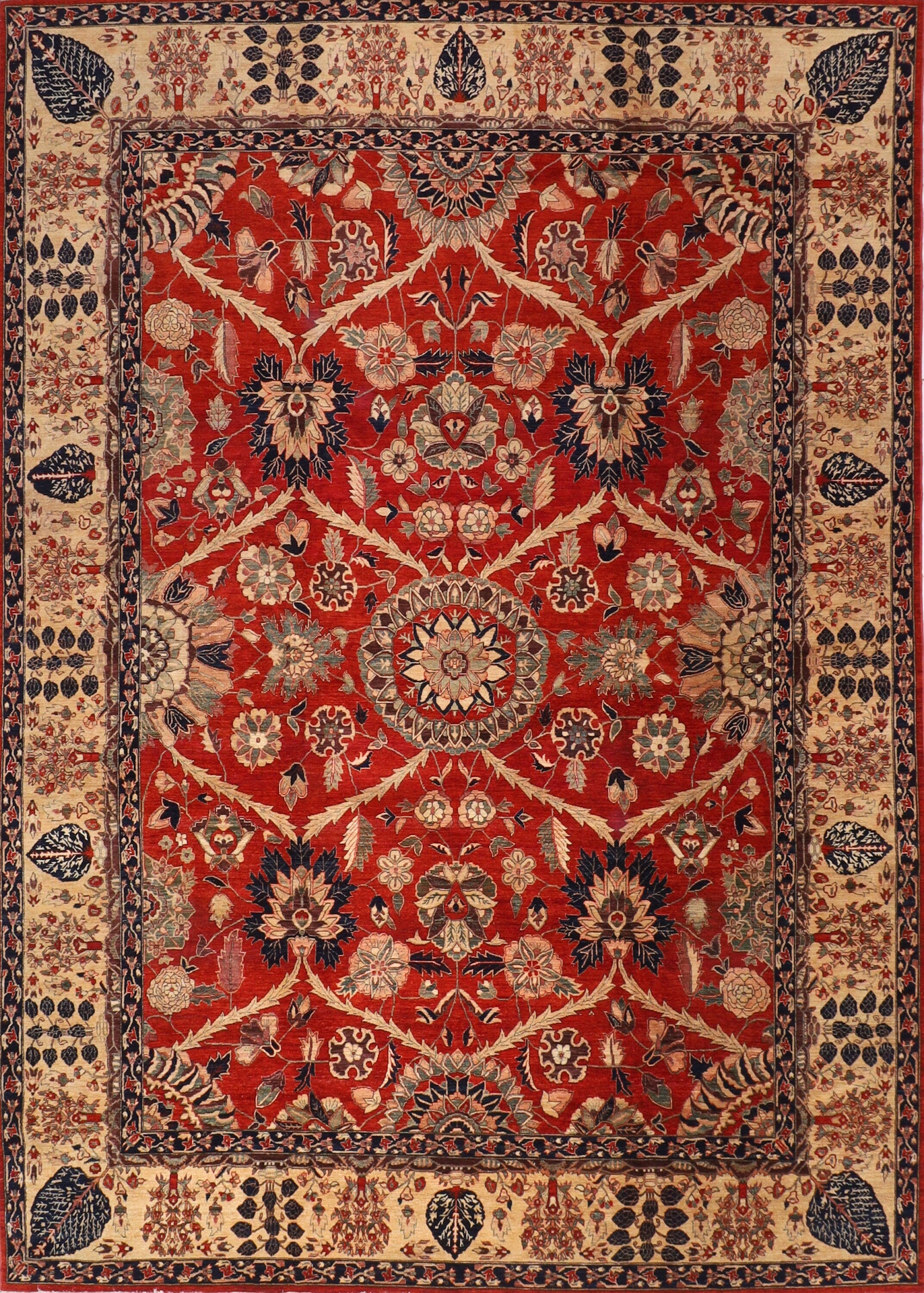 Persian Hand-Knotted Wool Rug - 294 x 397 cm